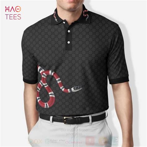 gucci bear t-shirt price|Gucci polo shirt snake collar.